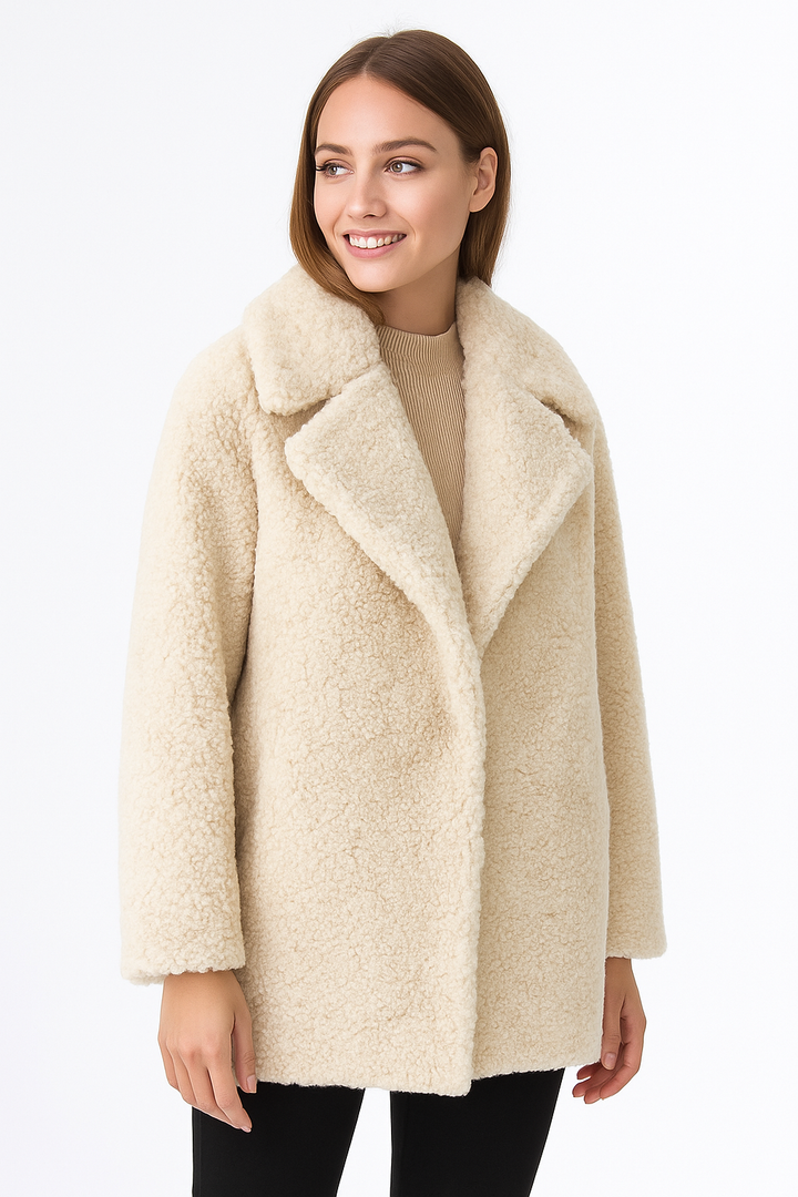 Manteau teddy pour femme - Arwena