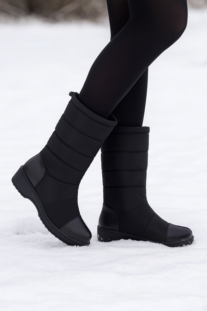 Bottines d'hiver matelassées pour femmes - Ciara