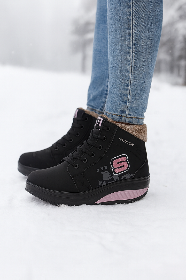 Bottines pour femmes avec semelle surélevée - Yuren