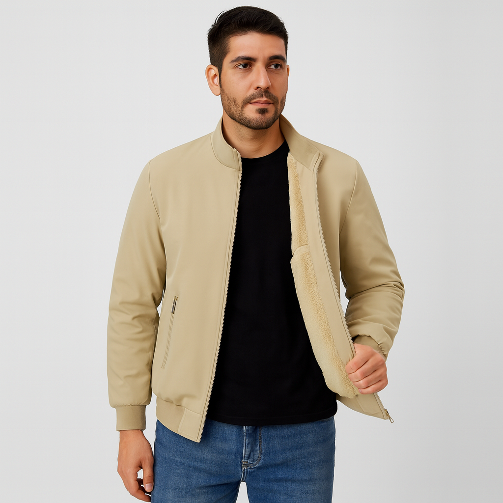 Veste intérieure en polaire avec fermeture éclair pour hommes - Boaz