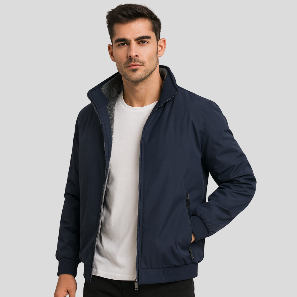 Veste intérieure en polaire avec fermeture éclair pour hommes - Boaz
