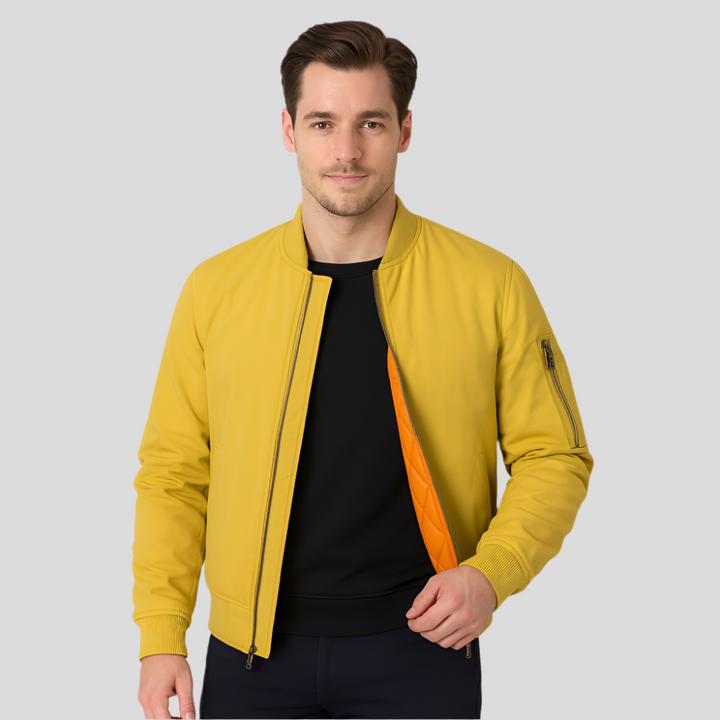 Blouson bombardier pour homme avec doublure intérieure - Julian