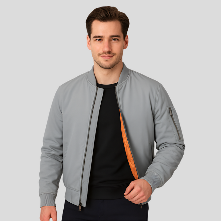 Blouson bombardier pour homme avec doublure intérieure - Julian