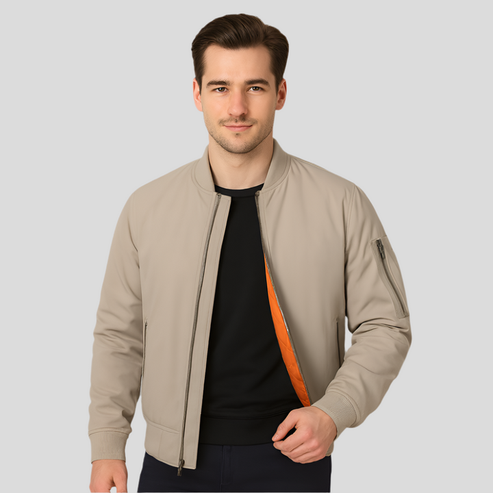 Blouson bombardier pour homme avec doublure intérieure - Julian