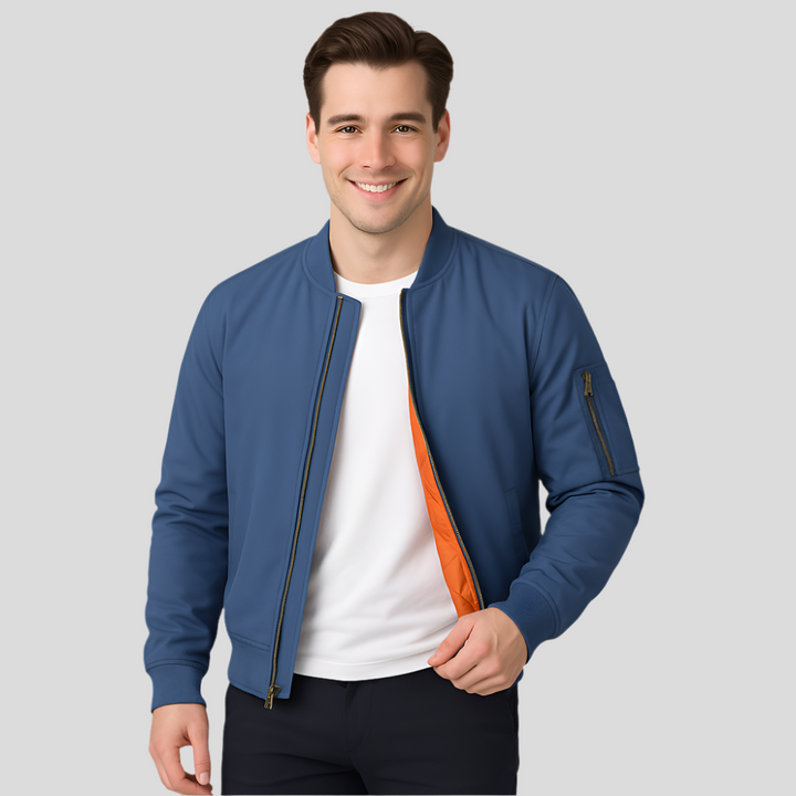 Blouson bombardier pour homme avec doublure intérieure - Julian