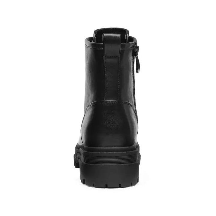 Bottes noires pour femmes avec plateforme solide - Ulrika