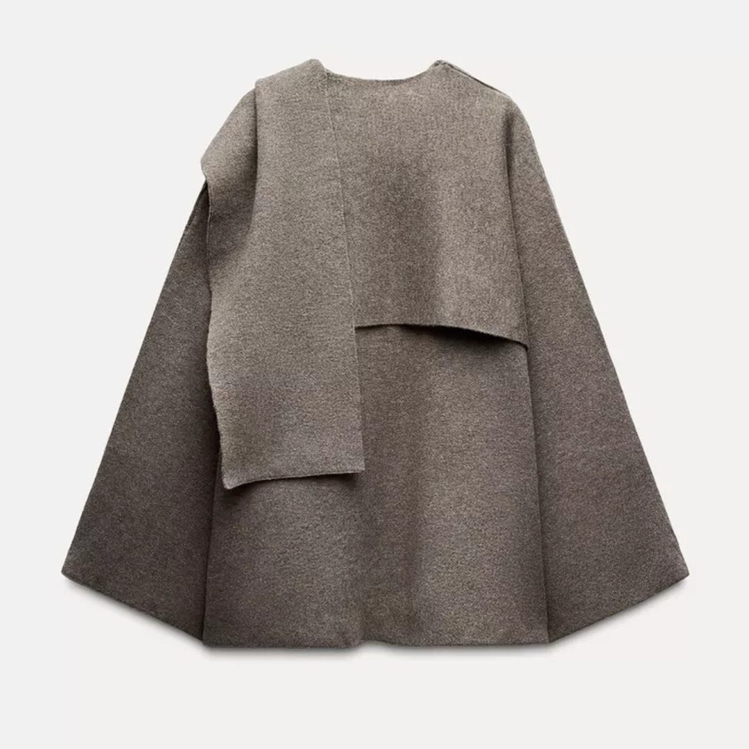 Cape femme élégante, coupe moderne, tissu doux - Doriane