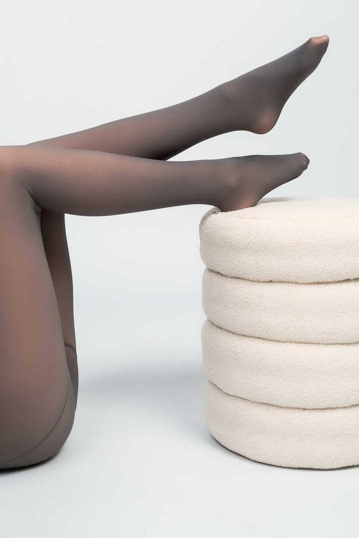 Collant thermique ajusté pour femmes avec doublure en polaire - Delphine