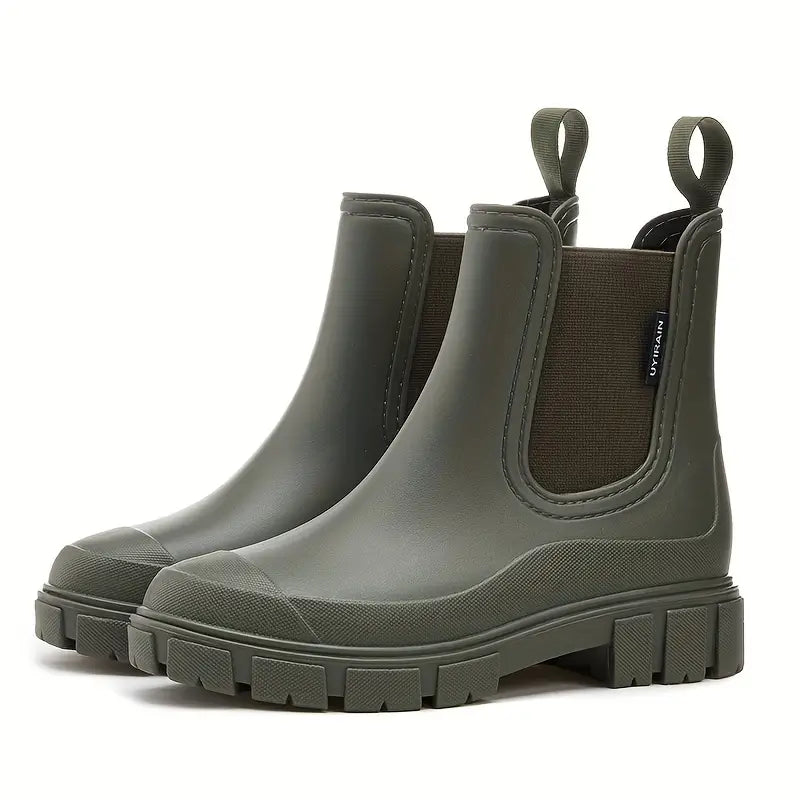 Bottes pour femmes imperméables à semelle épaisse - Pamela
