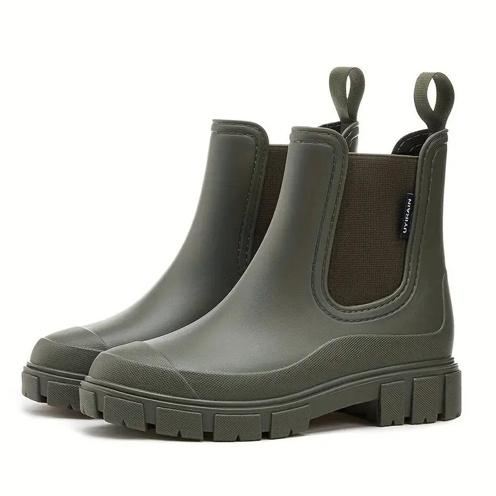 Bottes pour femmes imperméables à semelle épaisse - Pamela