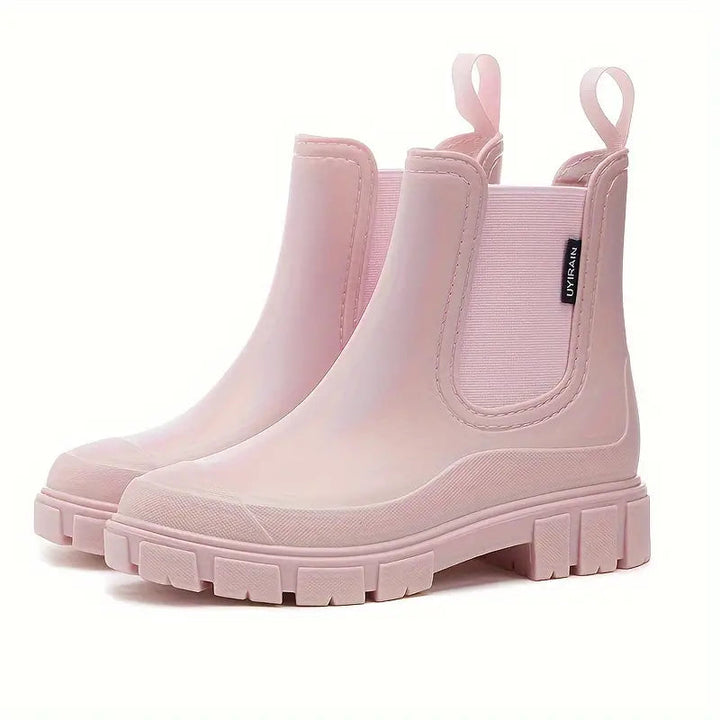 Bottes pour femmes imperméables à semelle épaisse - Pamela