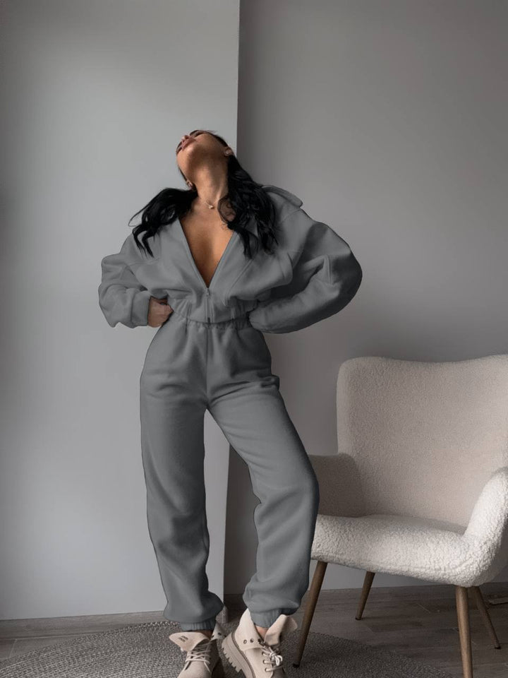 Tenue de sport décontractée à capuche pour femme - Arlette