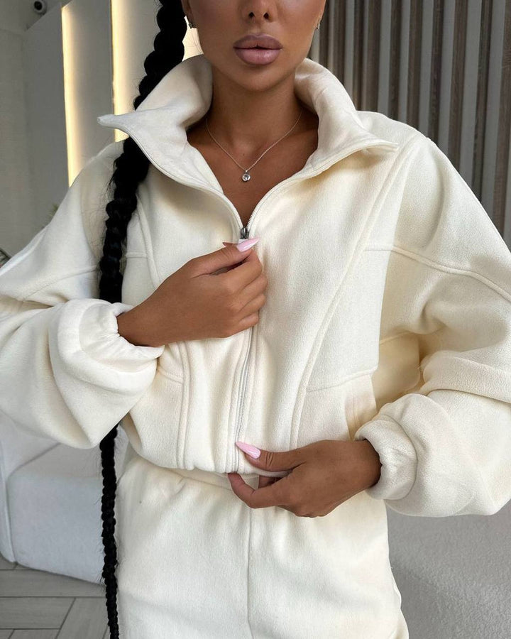 Tenue de sport décontractée à capuche pour femme - Arlette