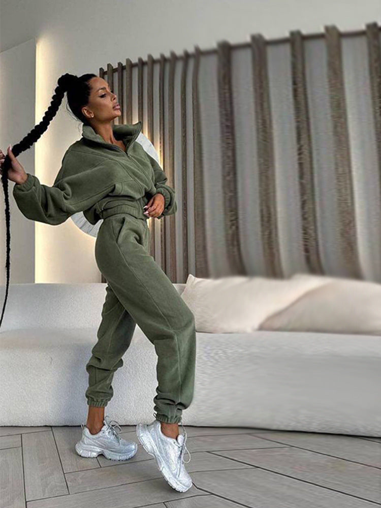 Tenue de sport décontractée à capuche pour femme - Arlette