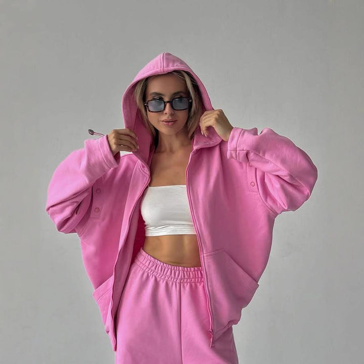 Ensemble de vêtements d'intérieur pour femmes avec capuche - Maribel