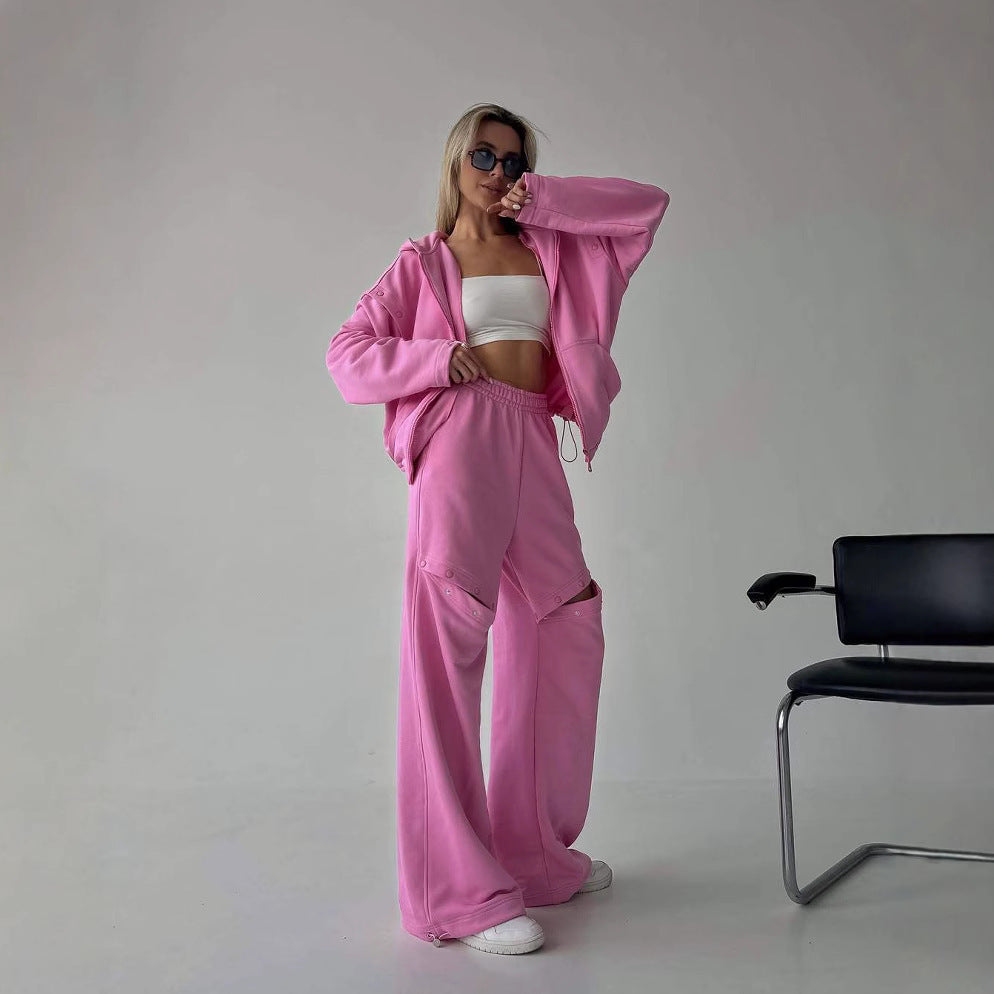 Ensemble de vêtements d'intérieur pour femmes avec capuche - Maribel