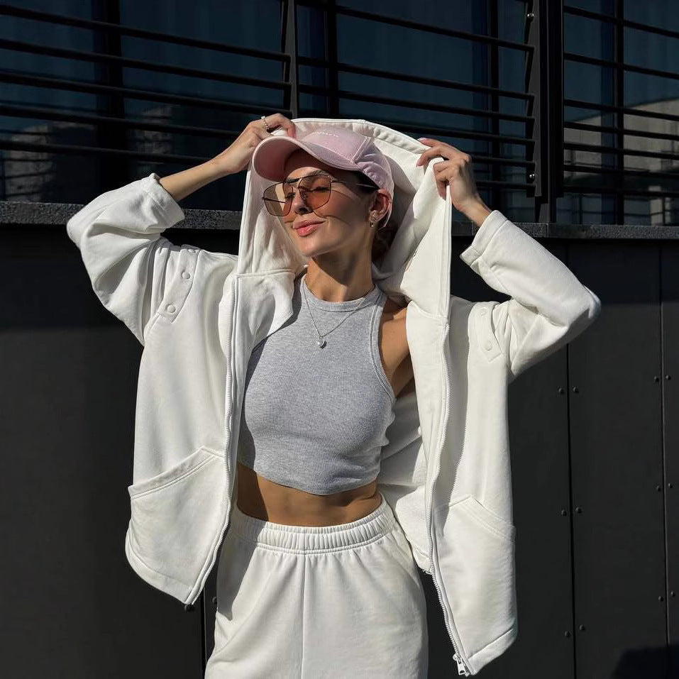 Ensemble de vêtements d'intérieur pour femmes avec capuche - Maribel