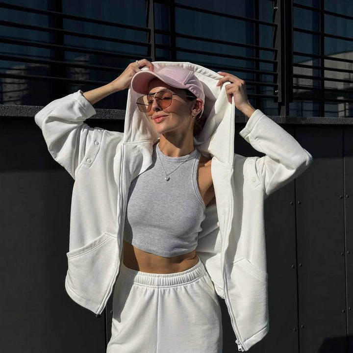 Ensemble de vêtements d'intérieur pour femmes avec capuche - Maribel