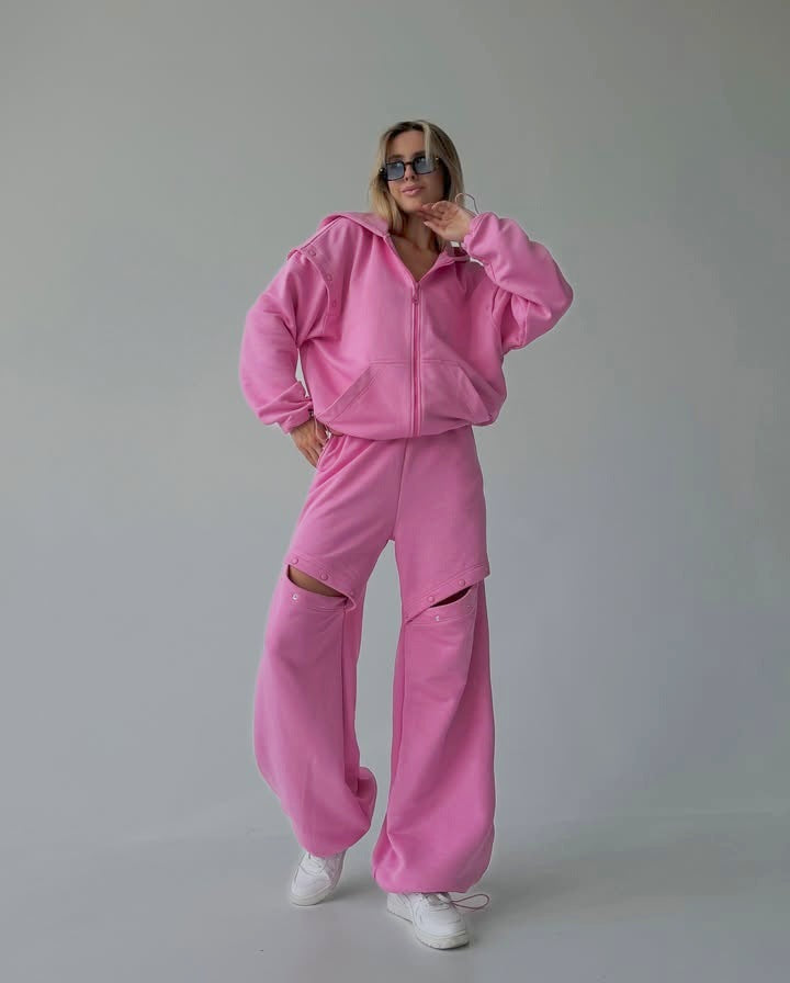 Ensemble de vêtements d'intérieur pour femmes avec capuche - Maribel