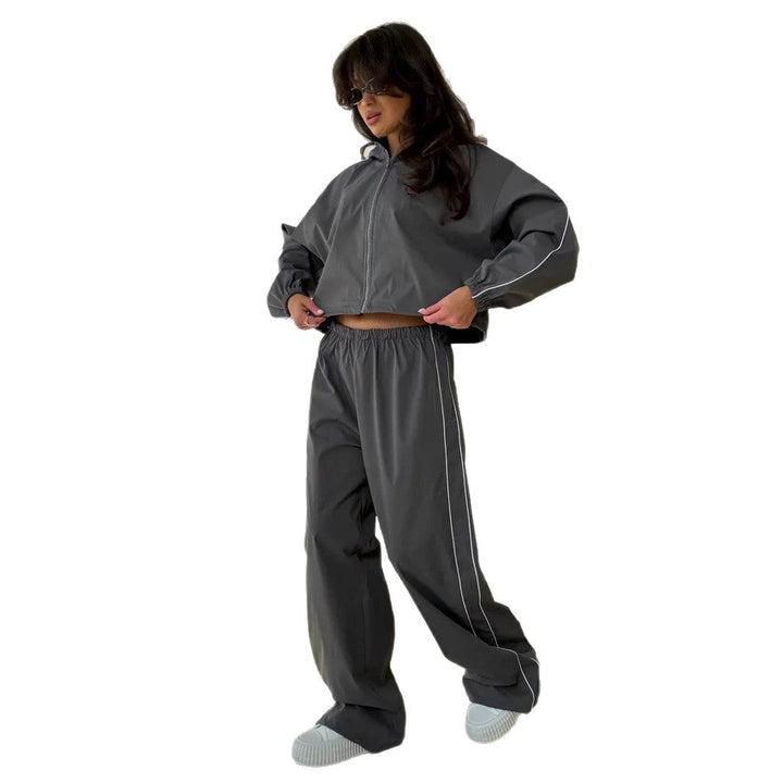 Ensemble sportif avec veste et pantalon large - Giada