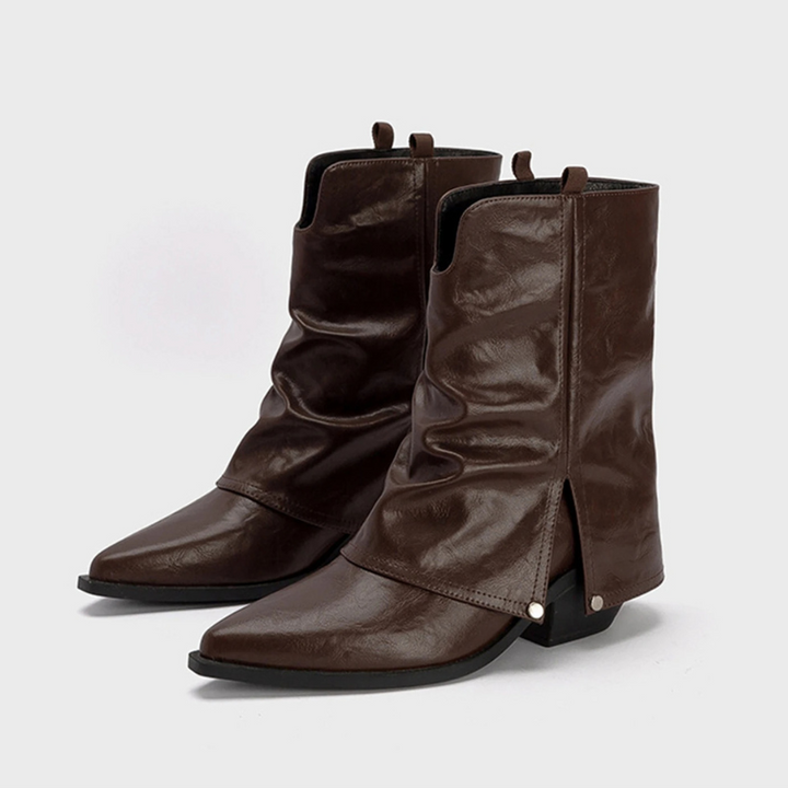 Bottes de cow-boy en denim pour femmes - Sarah