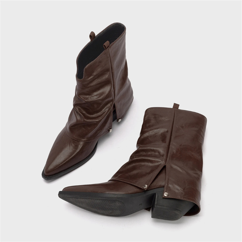 Bottes de cow-boy en denim pour femmes - Sarah