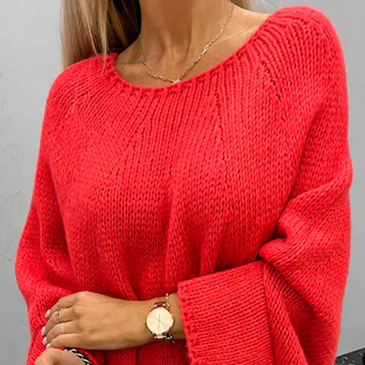 Pull oversize à grosses mailles pour femmes - Freja