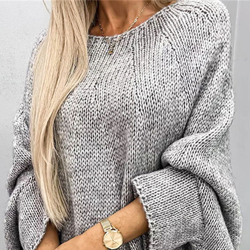 Pull oversize à grosses mailles pour femmes - Freja