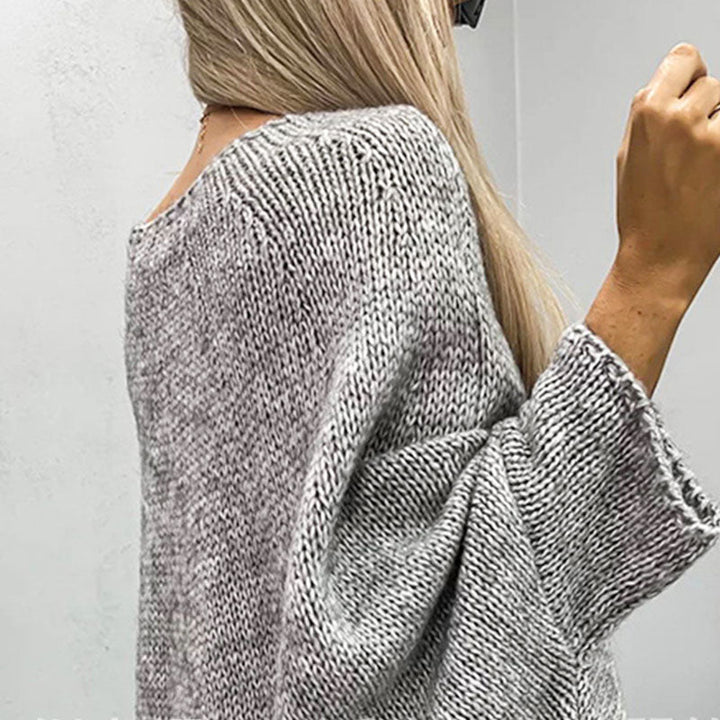 Pull oversize à grosses mailles pour femmes - Freja