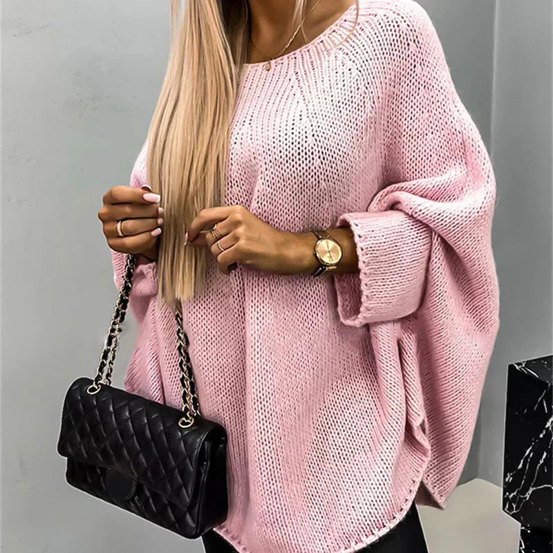 Pull oversize à grosses mailles pour femmes - Freja
