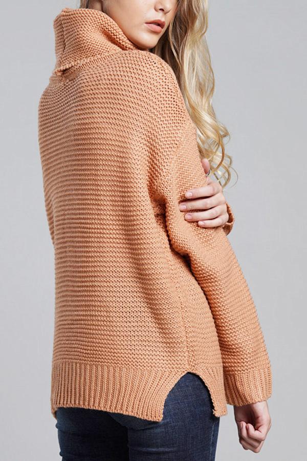 Pull à col roulé en maille épaisse pour femmes - Alice
