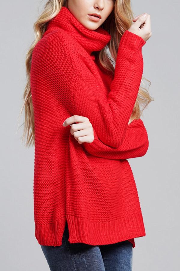 Pull à col roulé en maille épaisse pour femmes - Alice