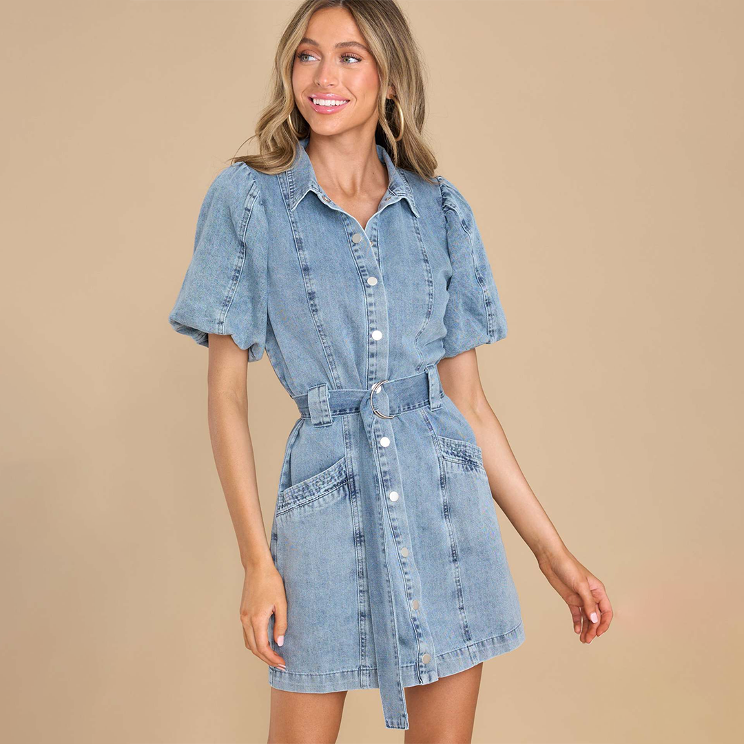 Benedetta - Robe en denim confortable