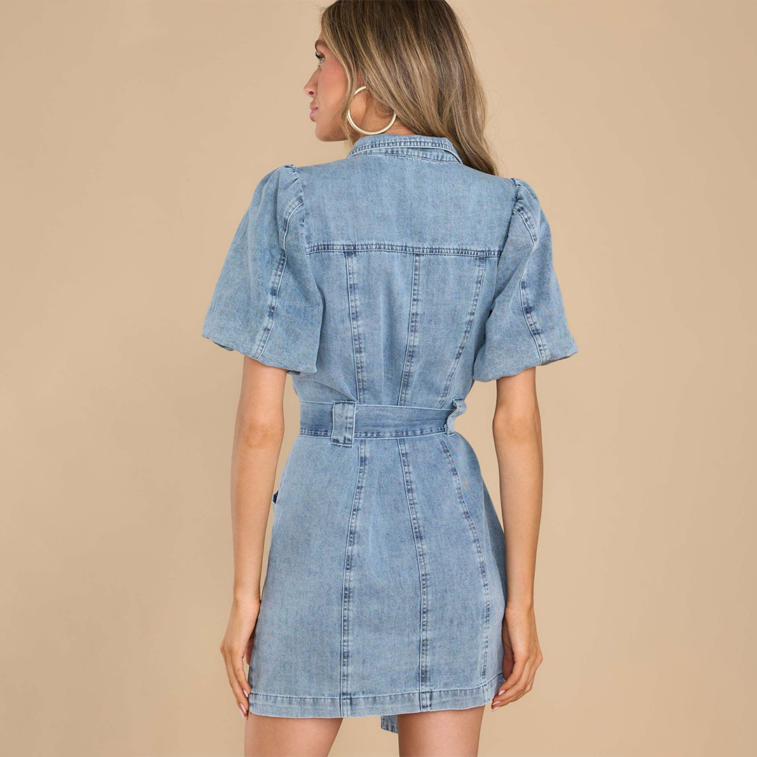 Benedetta - Robe en denim confortable