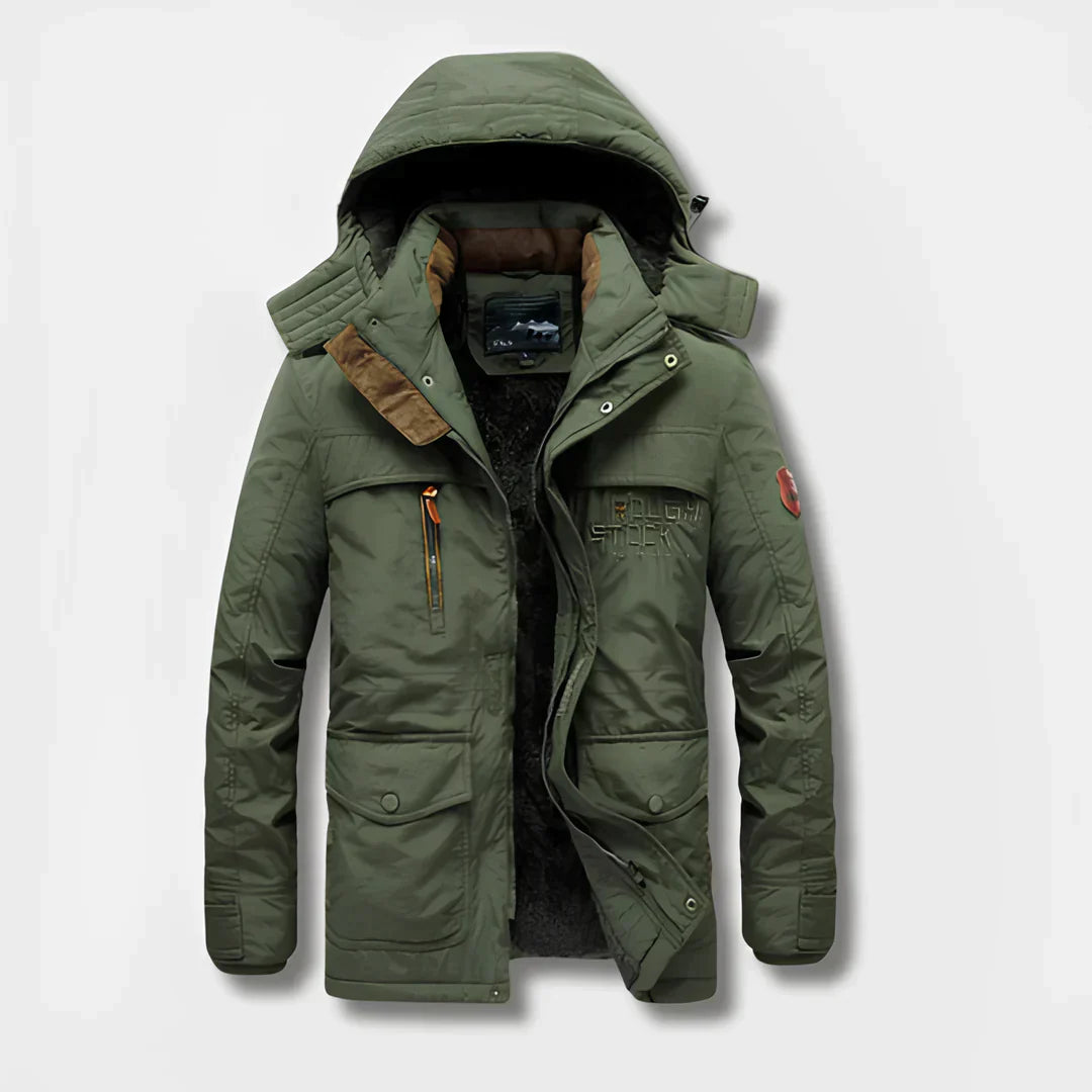 ERIC - Parka multi-poches avec capuche doublée