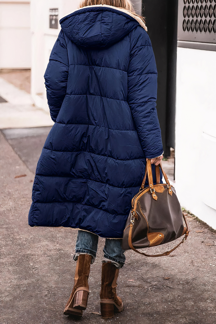 Manteau long matelassé avec doublure intérieure chaude - Greta