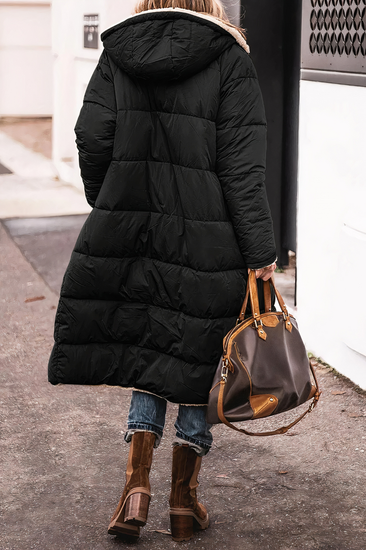 Manteau long matelassé avec doublure intérieure chaude - Greta