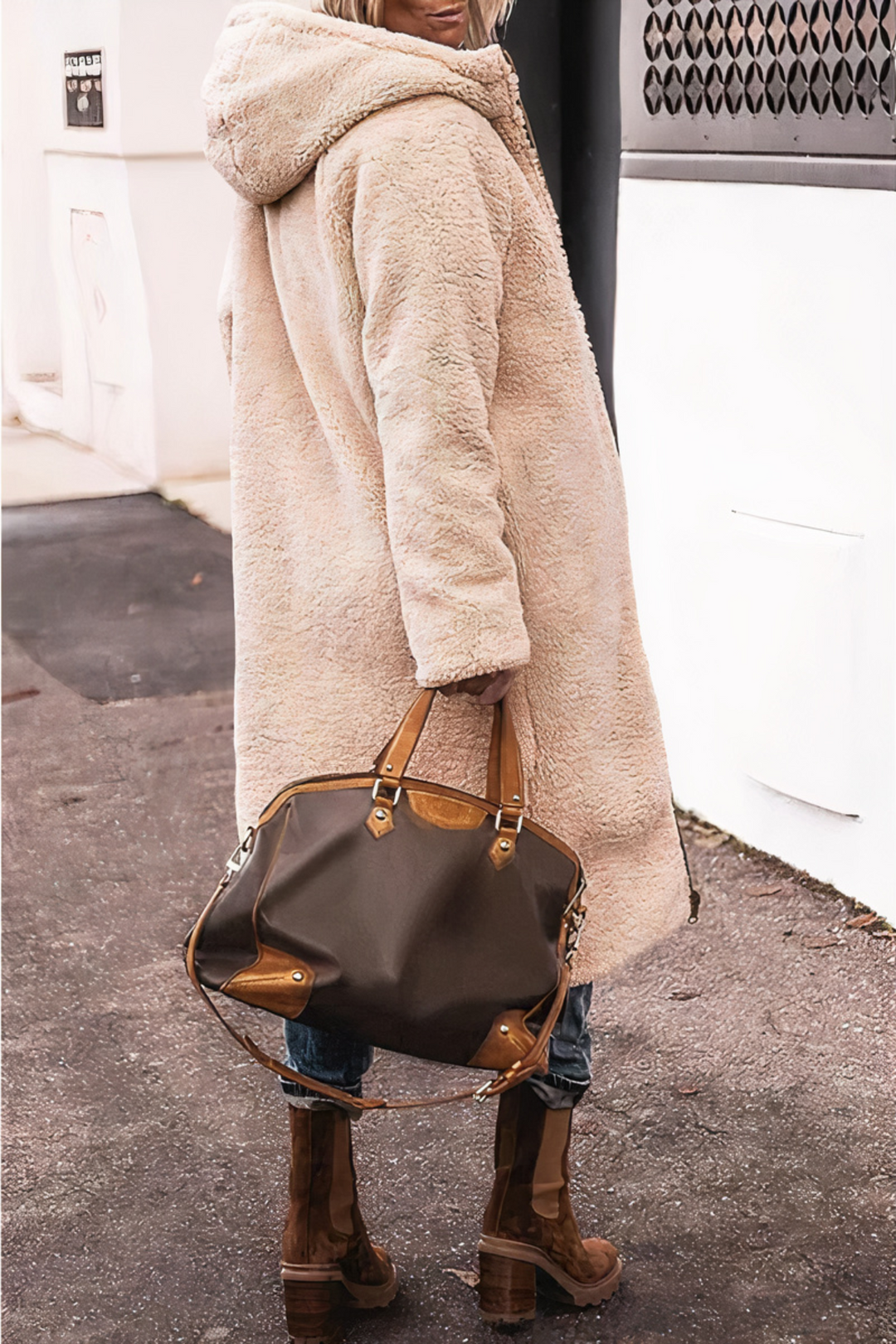 Manteau long matelassé avec doublure intérieure chaude - Greta