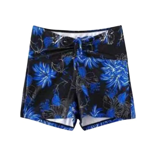 Blumena - Short de vacances avec impression de fleurs