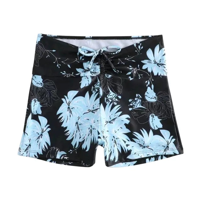 Blumena - Short de vacances avec impression de fleurs