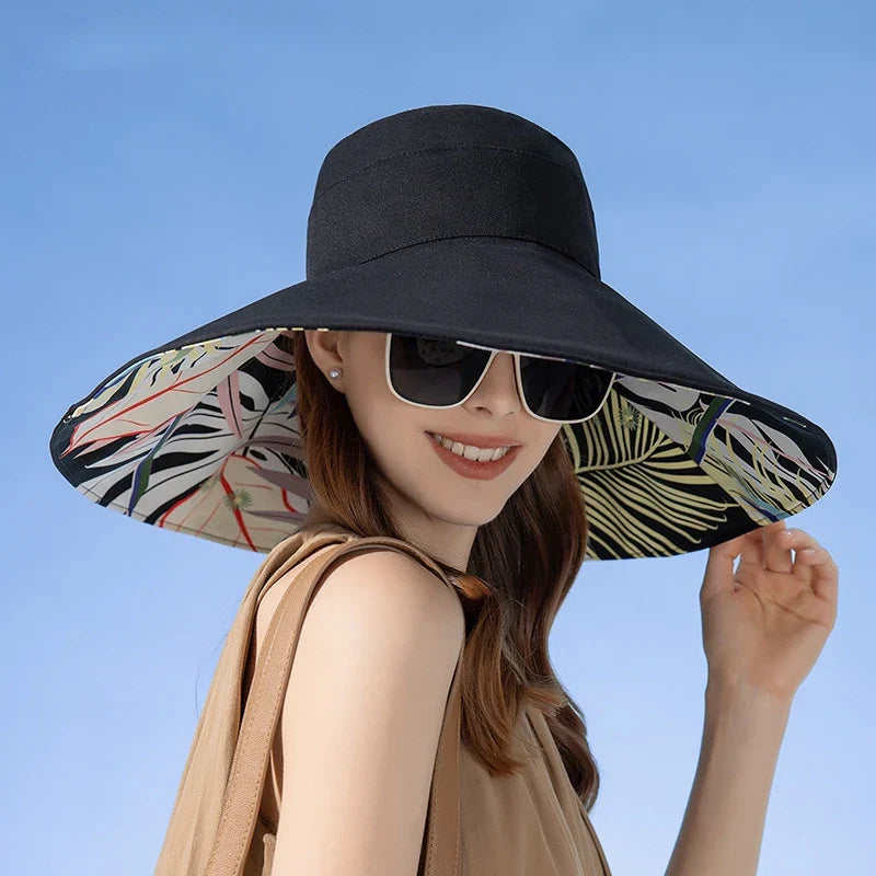 Bucket grand chapeau pour l'été chic