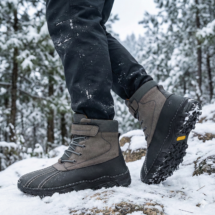 Bottes d'hiver imperméables à lacets pour hommes - Raveln