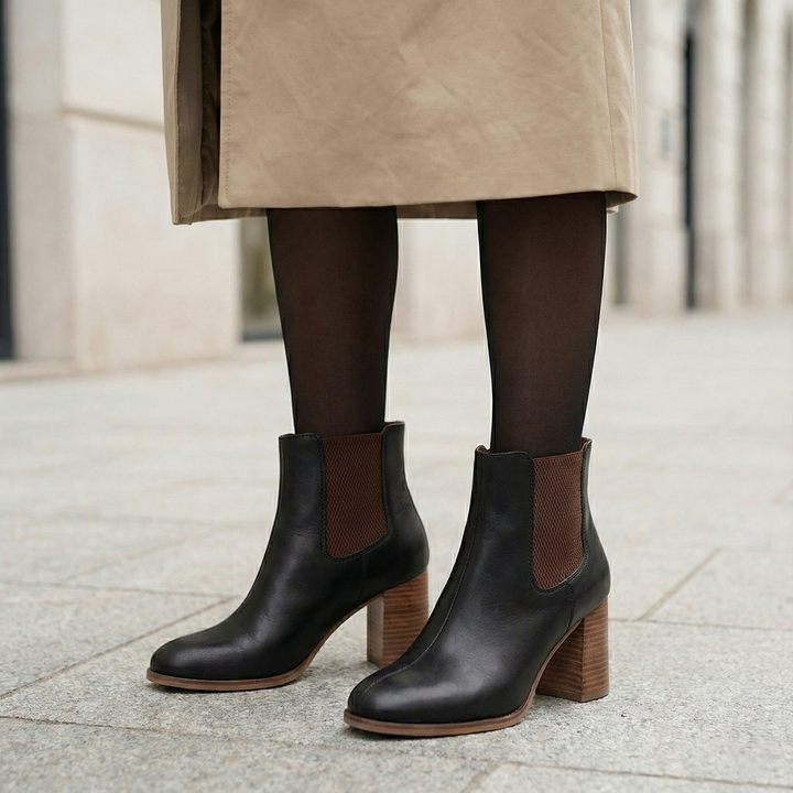 Bottines élastiques géométriques pour femmes - Rous