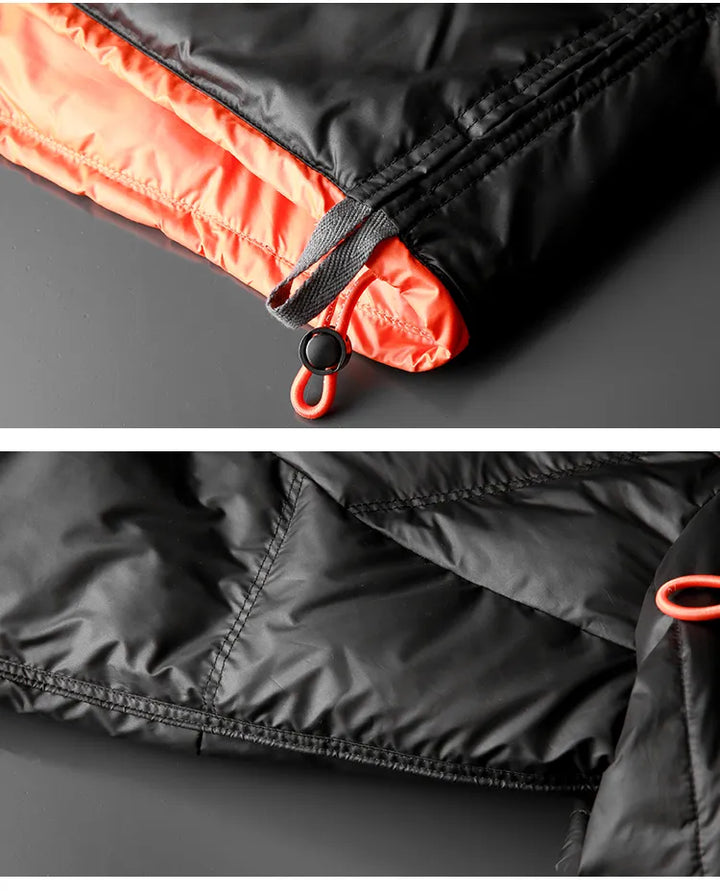 Veste matelassée avec capuche et doublure contrastée - Mark