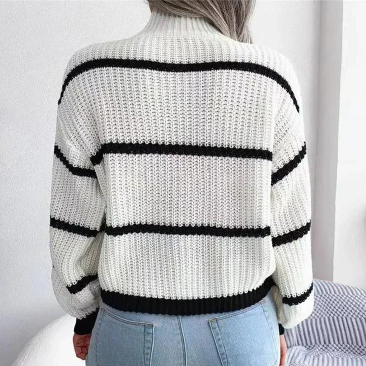 Pull douillet en coton pour femme avec une coupe élégante