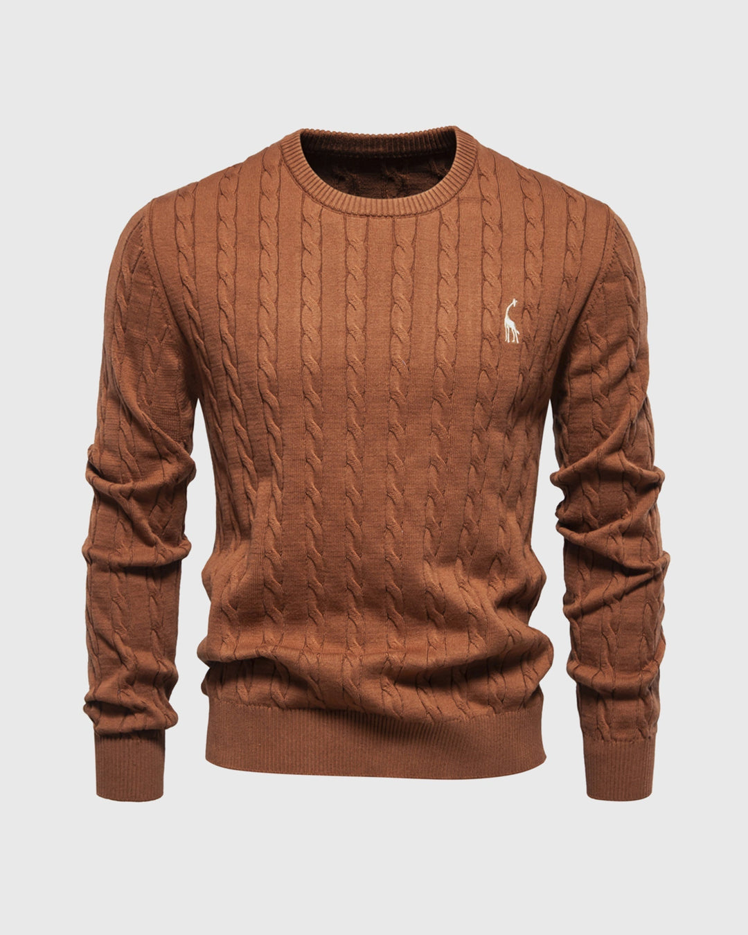Pull en tricot tressé pour hommes - Lioren