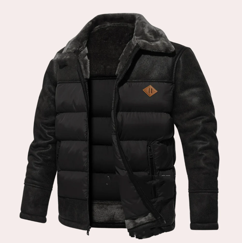 Veste d'hiver douillette de haute qualité pour hommes
