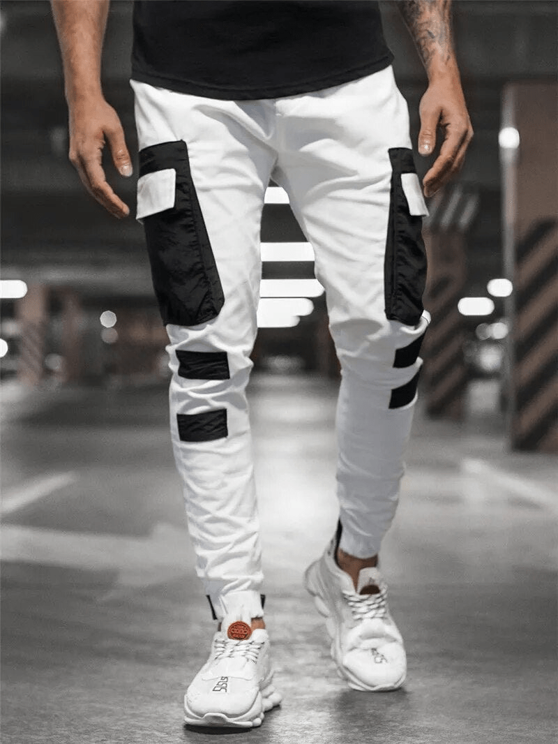 Pantalon de jogging avec poches cargo pour hommes - Raiden