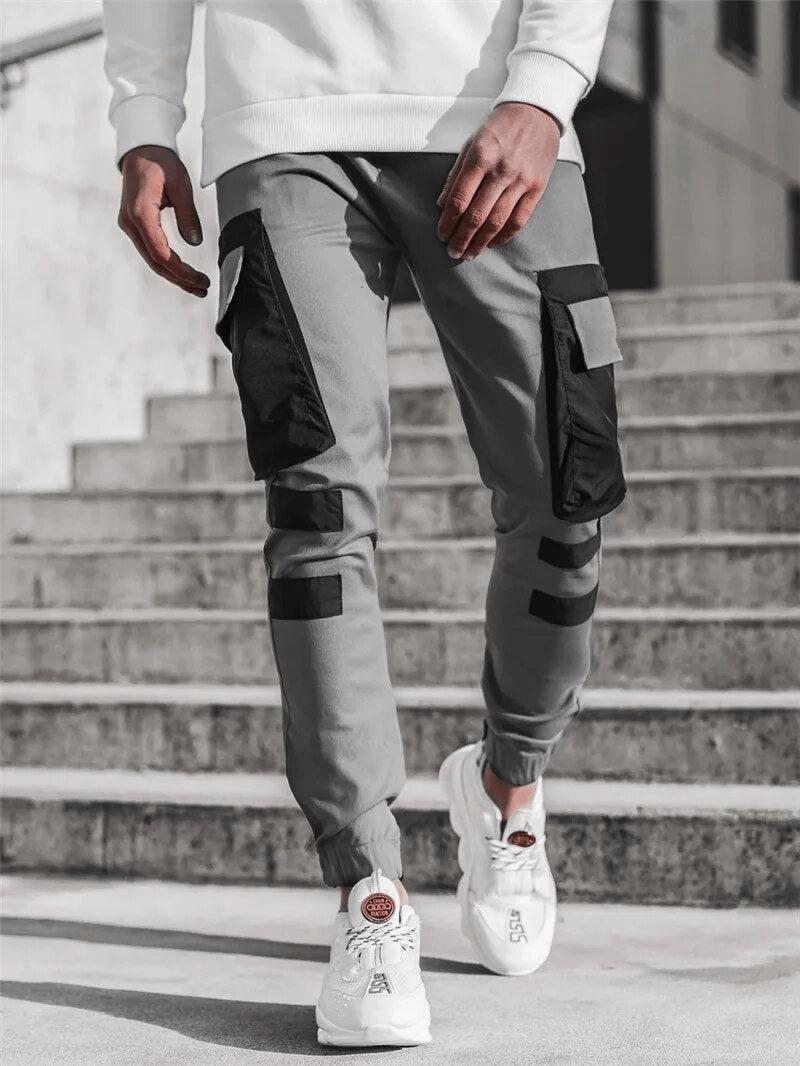 Pantalon de jogging avec poches cargo pour hommes - Raiden