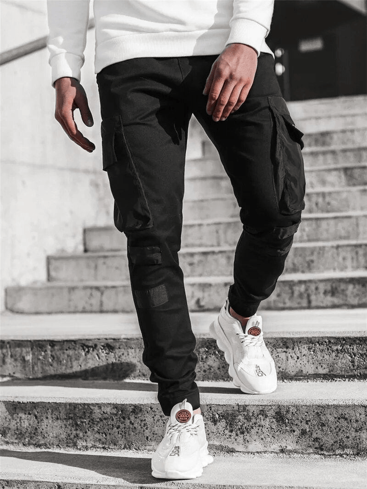 Pantalon de jogging avec poches cargo pour hommes - Raiden